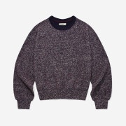 Karactor Intarsia Wool Blended Knit Purple