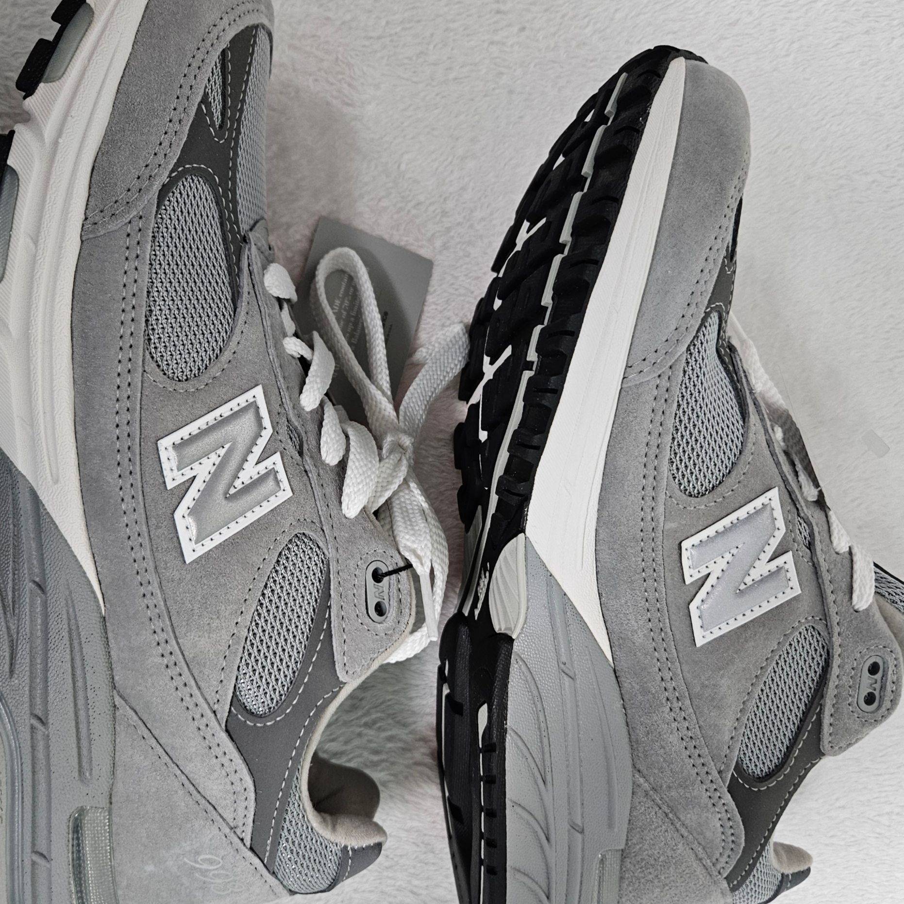 New Balance 993 Made in USA Grey - D Standard 착용 스타일