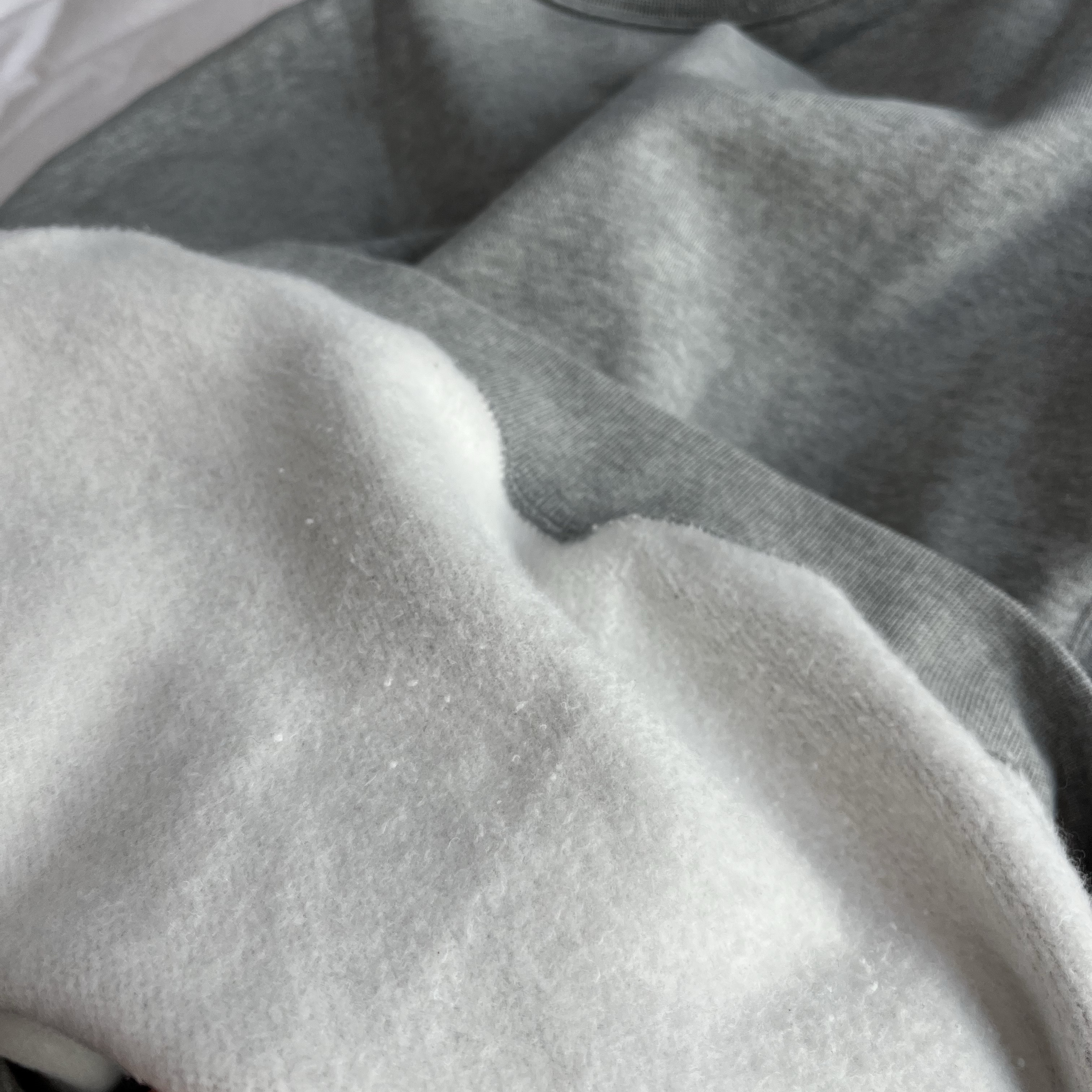 Nike x Stussy NRG ZR Fleece Crewneck Heather Grey - US/EU 착용 스타일 - 5