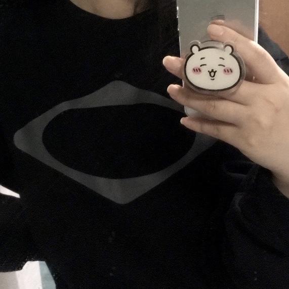 Mischief Rhombus Long Sleeve Black 착용 스타일