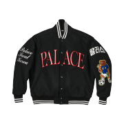 Palace Korea Varsity Jacket Black - 24SS