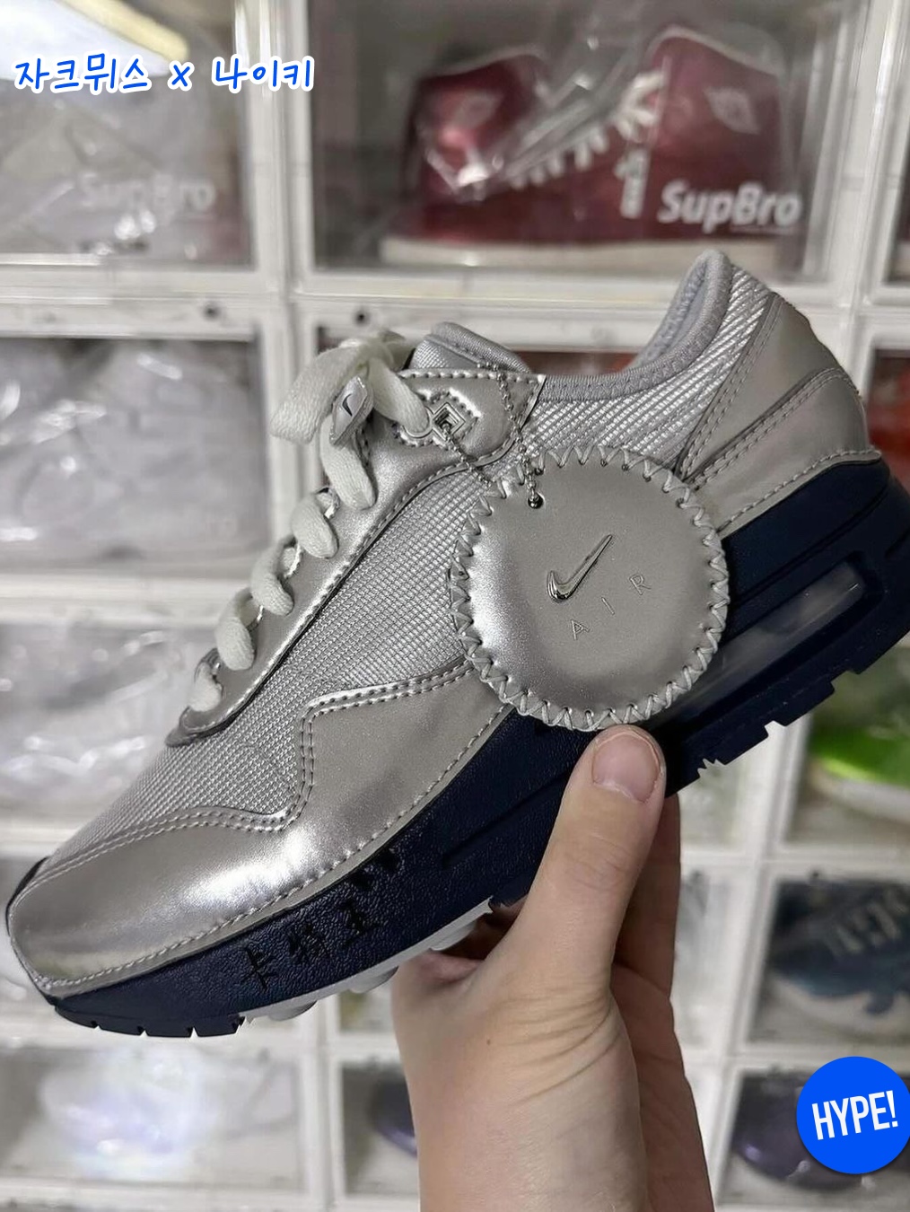 Adidas x Wales Bonner Samba Silver Metallic, New Balance 860v2 Optic White 착용 스타일 - 10