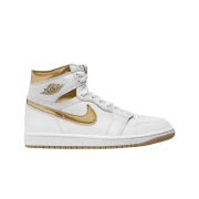 (W) Jordan 1 Retro High OG White Gold