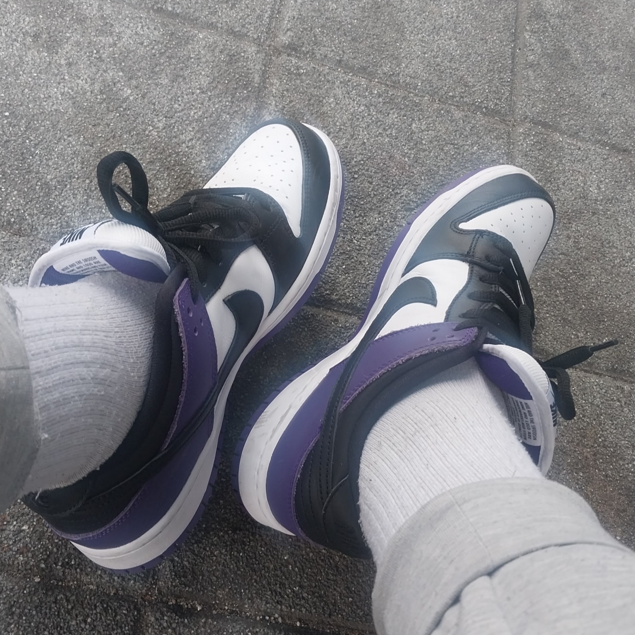 Nike SB Dunk Low Pro Court Purple 착용 스타일