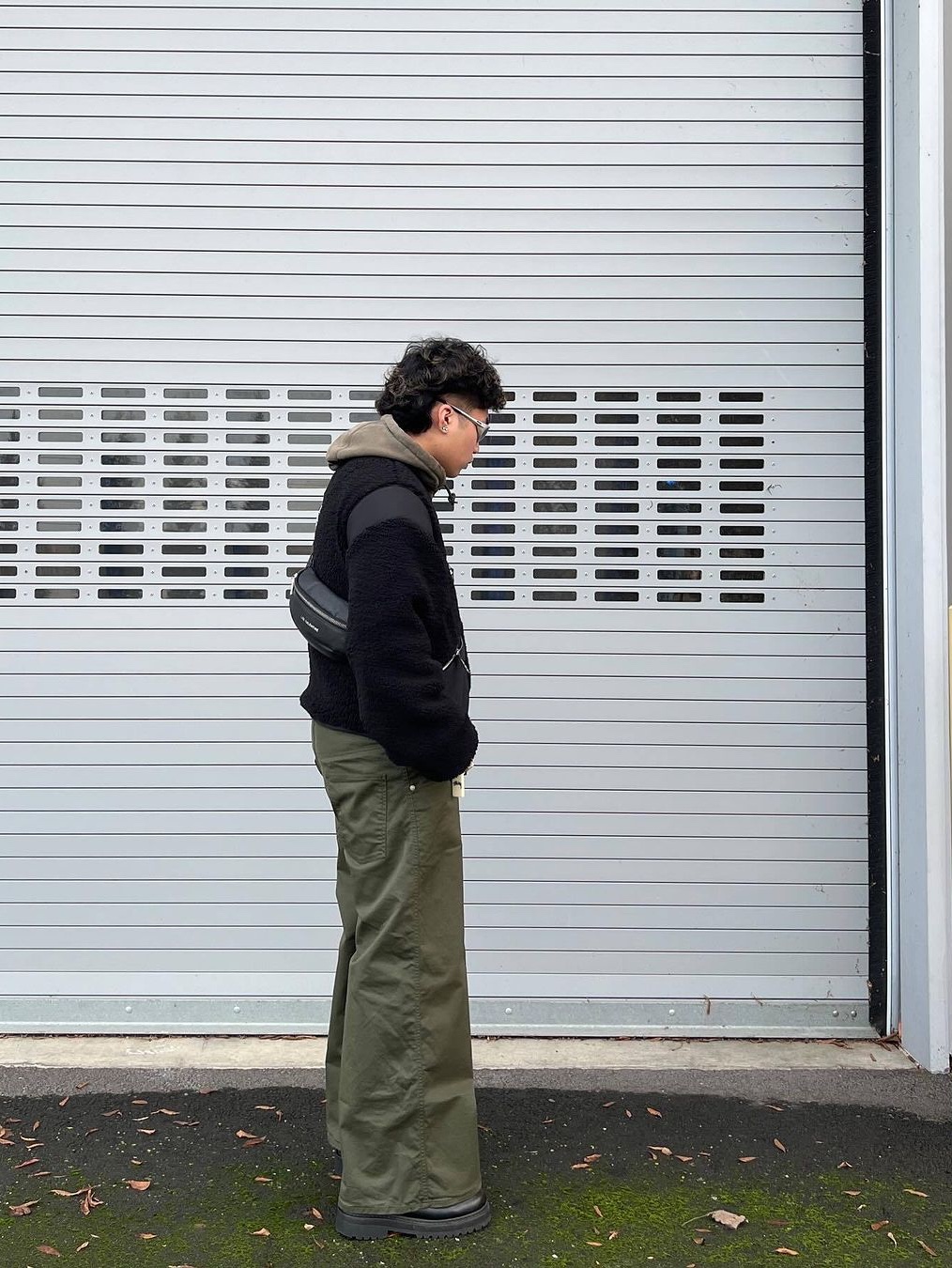 Houston Japan Nylon Rip Vietnam Tiger Jacket Olive Drab 51267OD, Bluemarble Belted Pocket Pants Khaki 착용 스타일 - 5