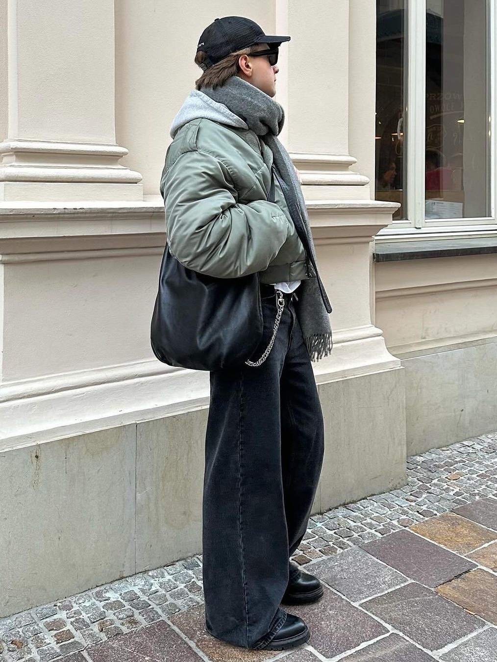 Houston Japan Nylon Rip Vietnam Tiger Jacket Olive Drab 51267OD, Bluemarble Belted Pocket Pants Khaki 착용 스타일 - 3
