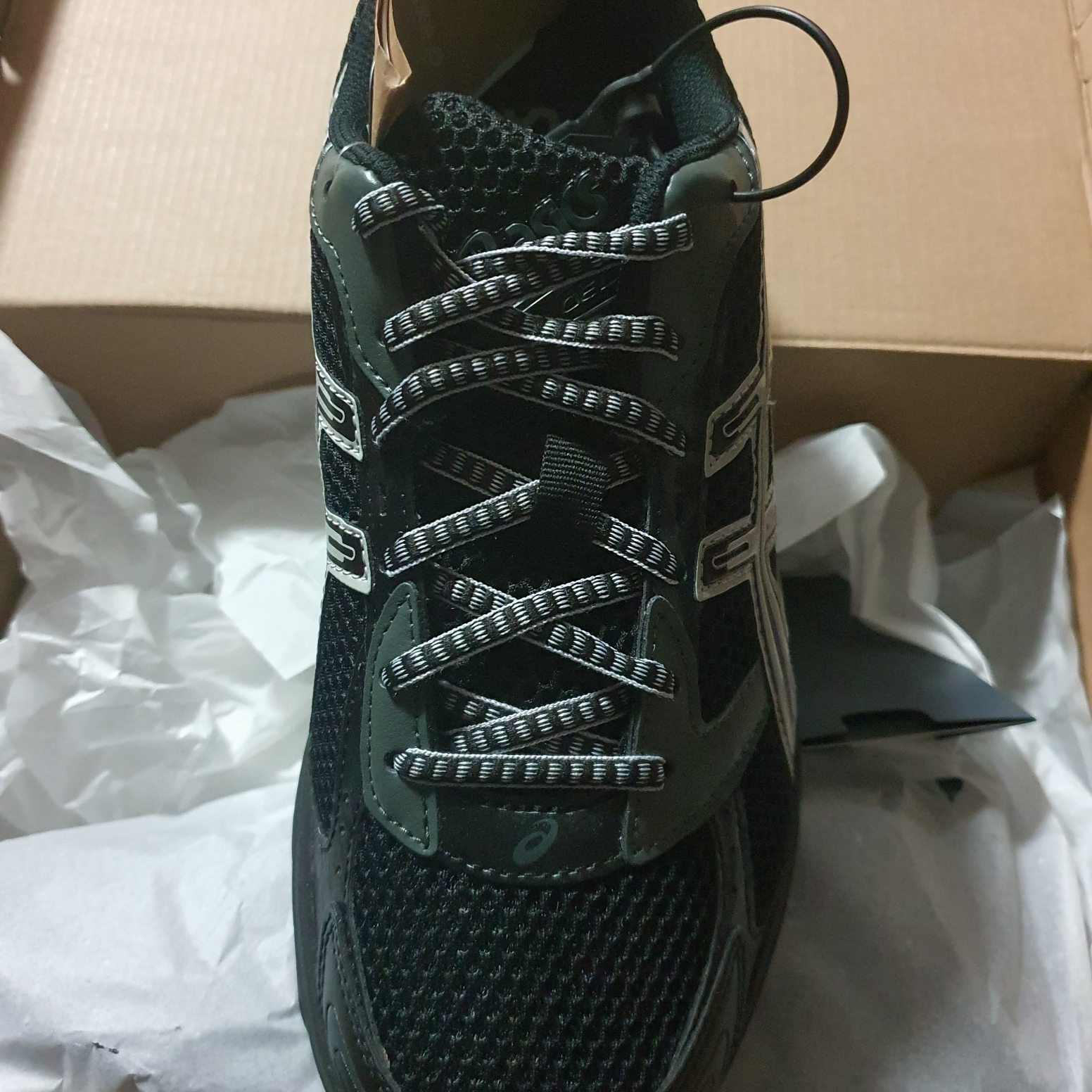 Asics Gel-1130 Black Glacier Grey - Folder Exclusive 착용 스타일 - 2
