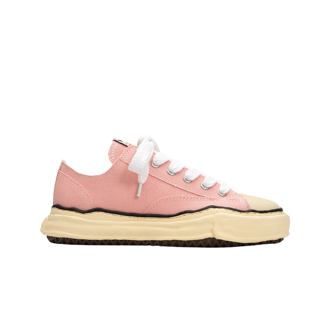 A09FW733-PINK Maison Mihara Yasuhiro Peterson VL OG Sole Canvas Low-top Sneakers Pink