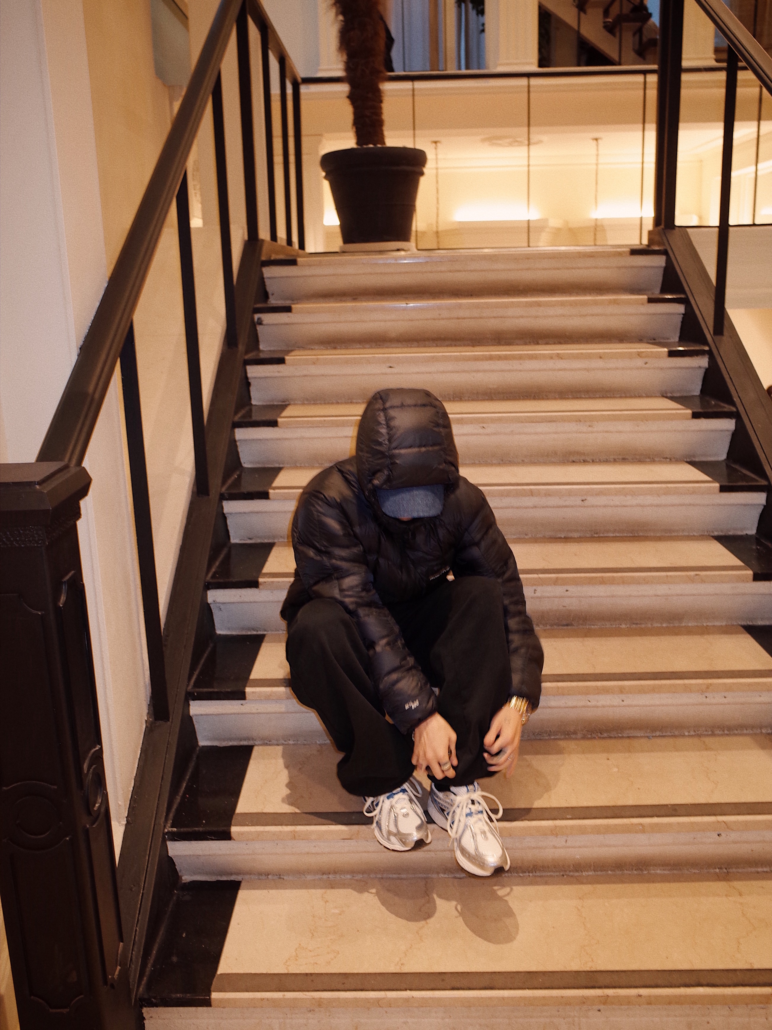 Montbell Superior Down Parka Black, Satur Vintage Casual Lettering Ball Cap Vintage Gray 착용 스타일 - 3