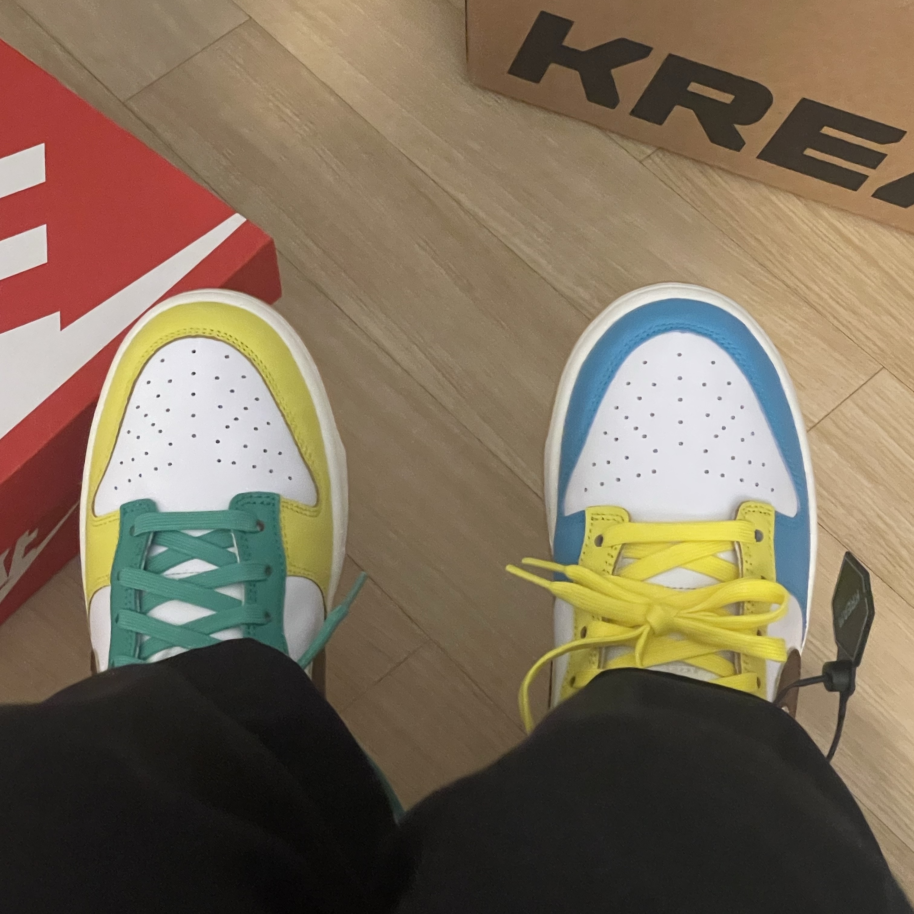 Nike Dunk Low SE Free.99 White 착용 스타일 - 1