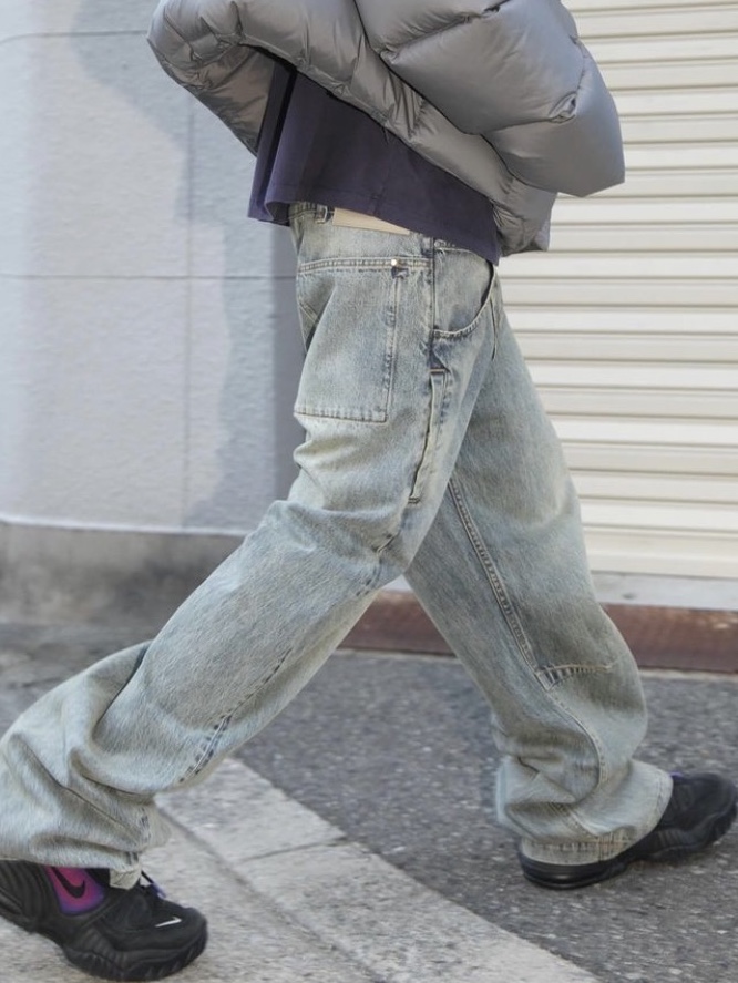 Entire Studios Dem Jeans Surface Wave 착용 스타일 - 2