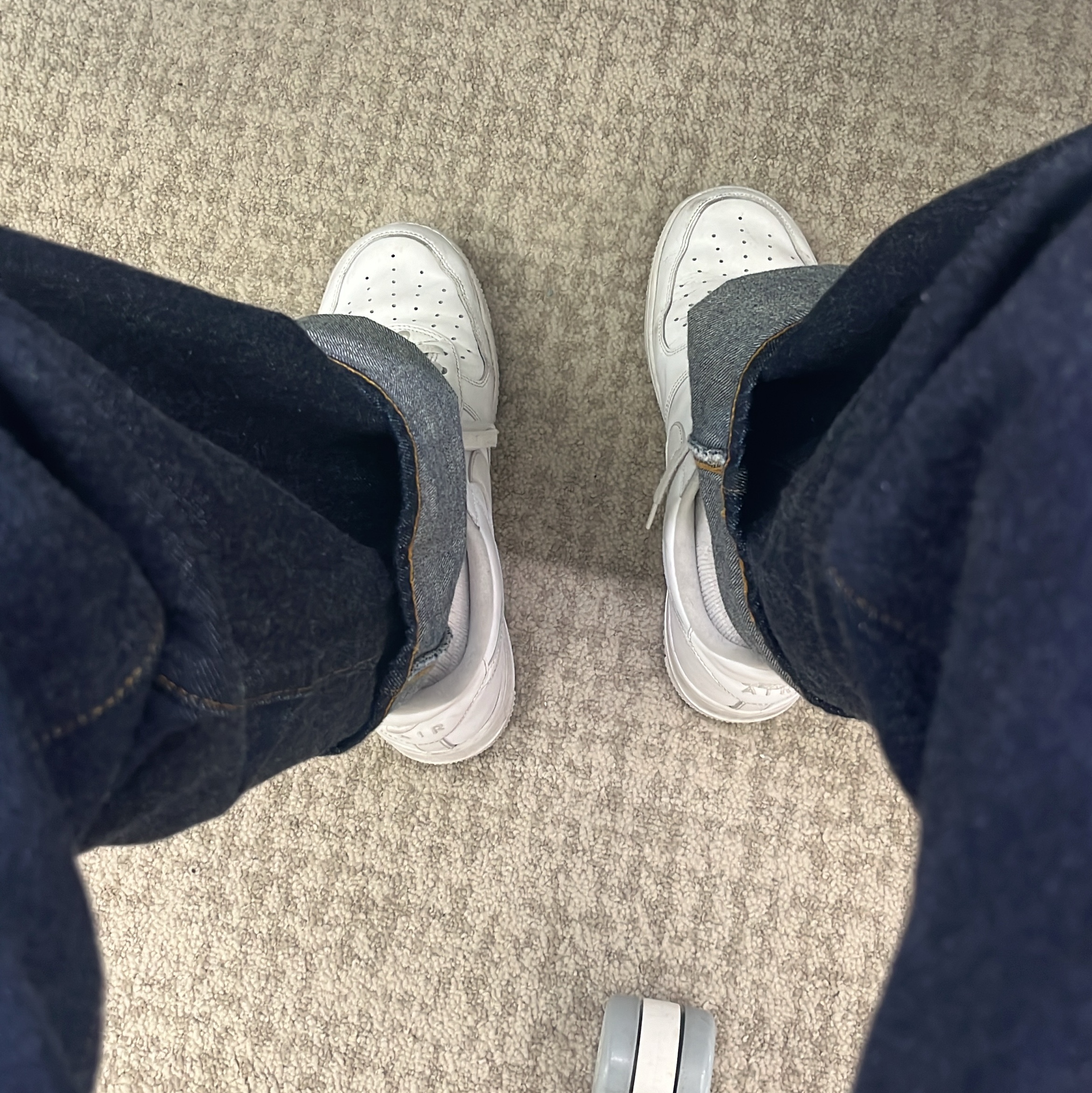 Nike x Supreme Air Force 1 Low White 착용 스타일