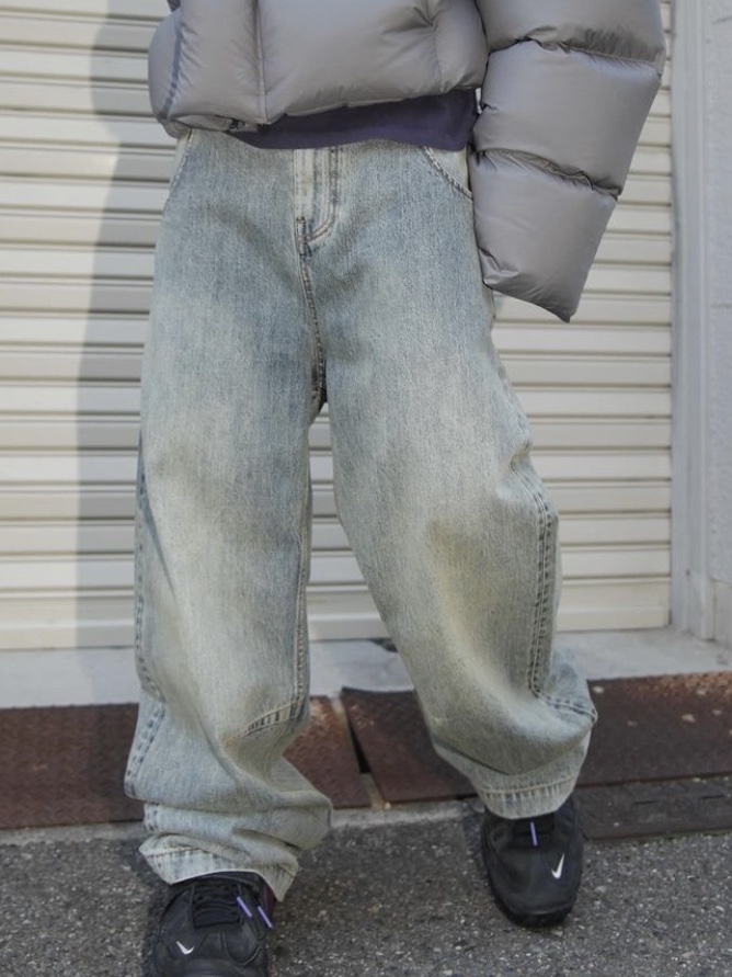 Entire Studios Dem Jeans Surface Wave 착용 스타일 - 1