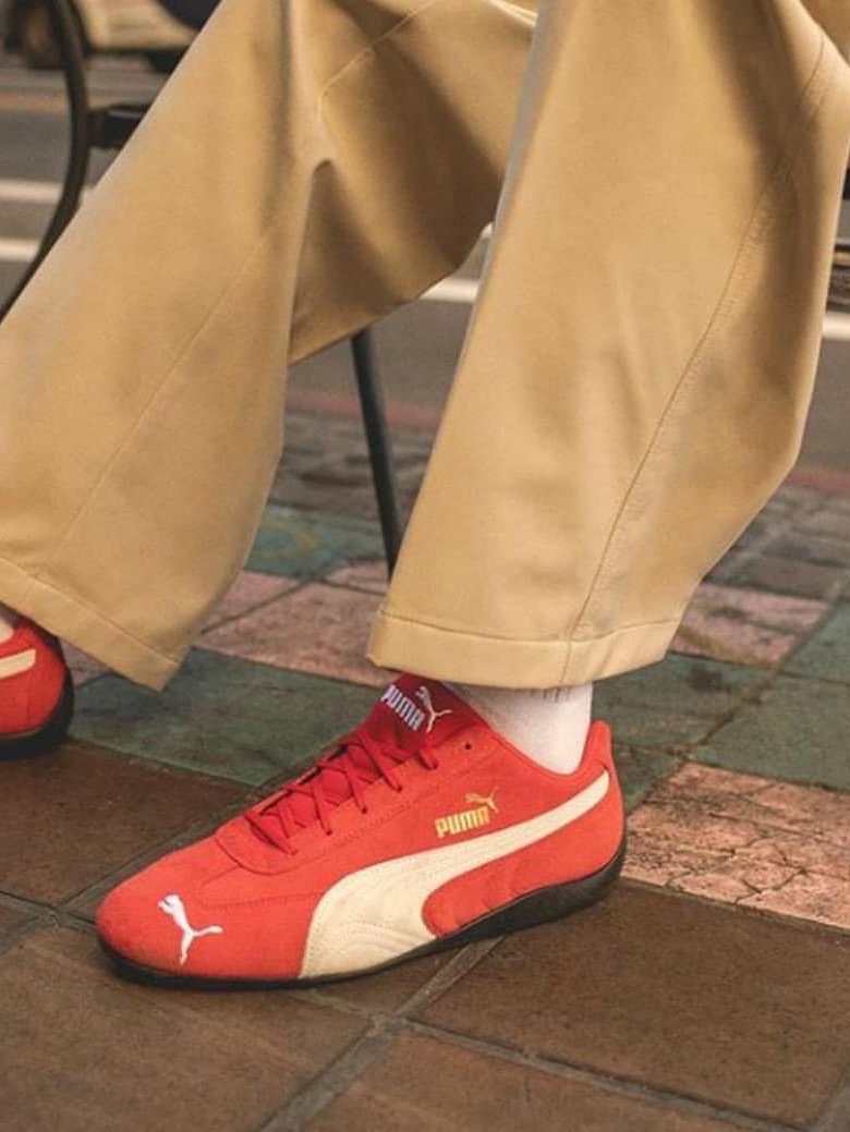 Puma Speedcat OG Sparco Ribbon Red White, Puma Speedcat OG Sparco Black White 착용 스타일 - 4