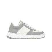 Maison Mihara Yasuhiro Wayne OG Sole Embossed Leather Low-top Sneakers White Grey
