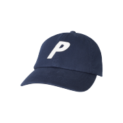 Palace P 6-Panel Cap Navy - 24SS