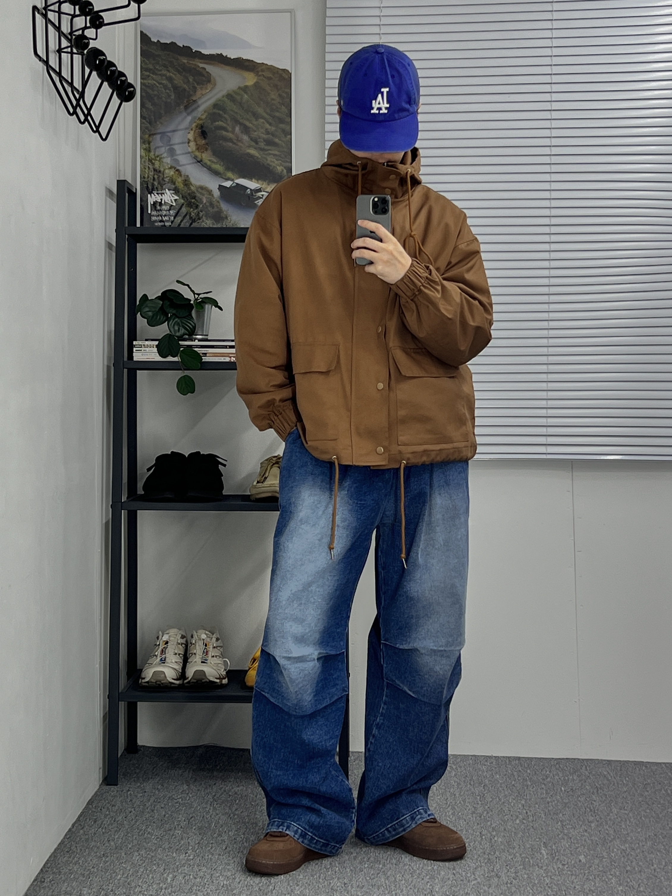 (W) Nike Air Force 1 '07 Cacao Wow 착용 스타일 - 2