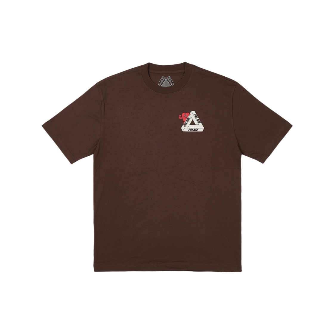 Palace Tri-Hearts T-Shirt Nice Brown - 24SS 상세 이미지 2