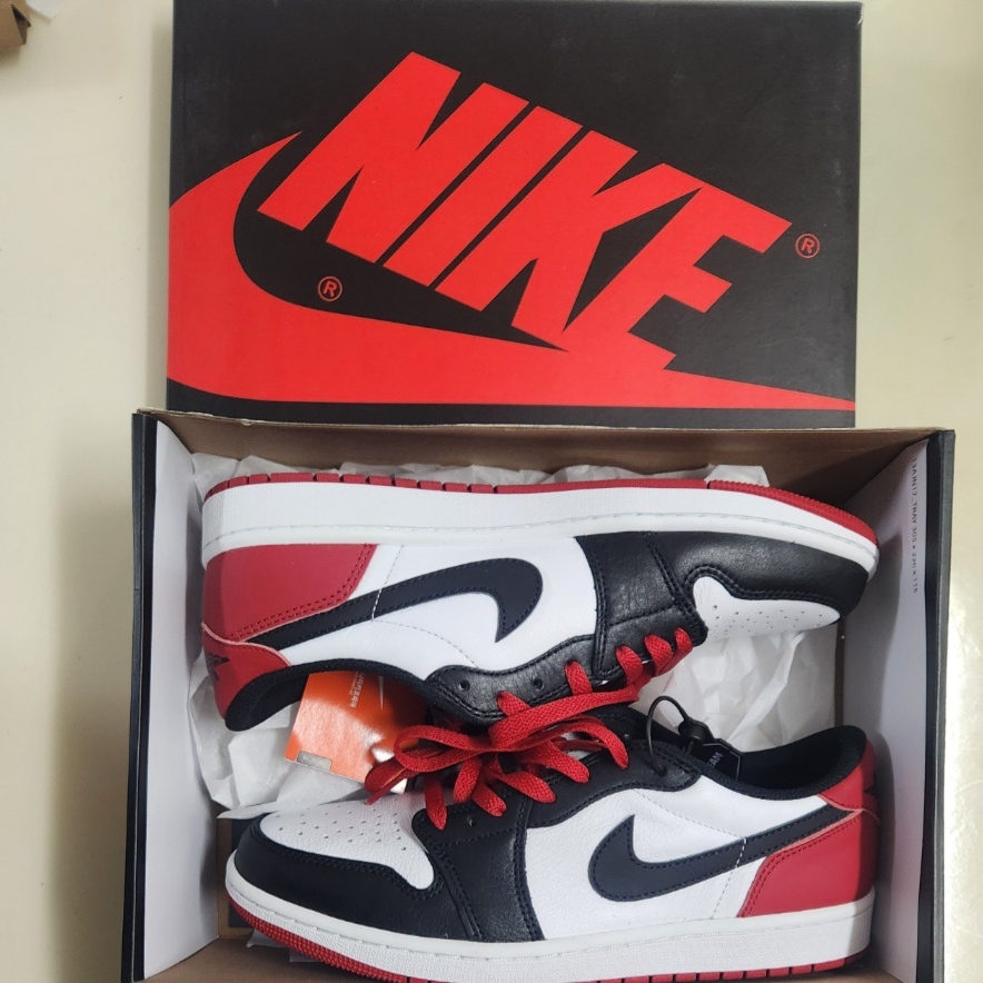 Jordan 1 Retro Low OG Black Toe 착용 스타일