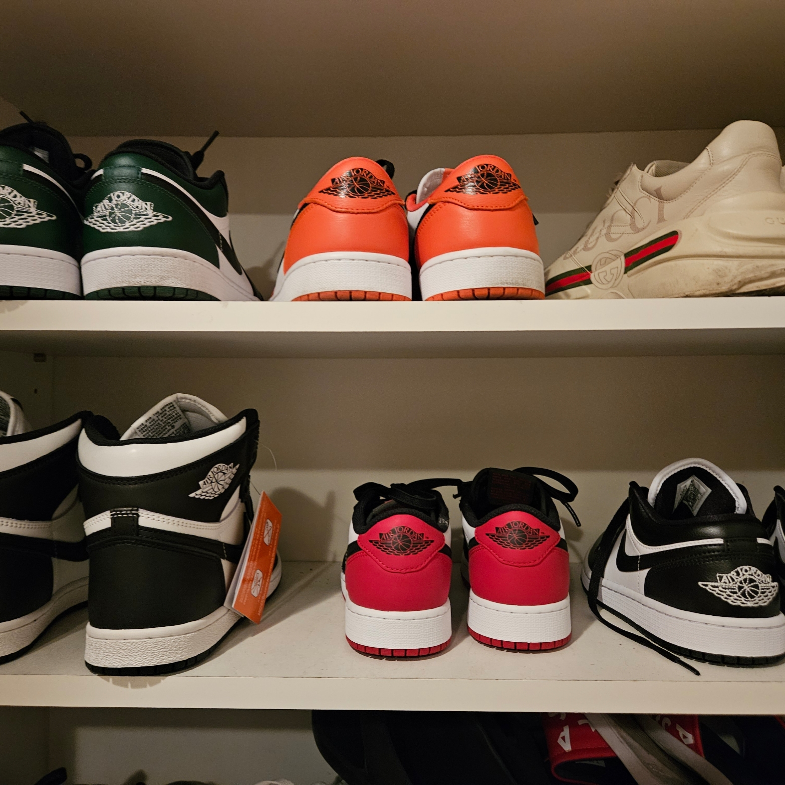 Jordan 1 Retro Low OG Atmosphere Grey, Jordan 1 Low Green Toe 착용 스타일