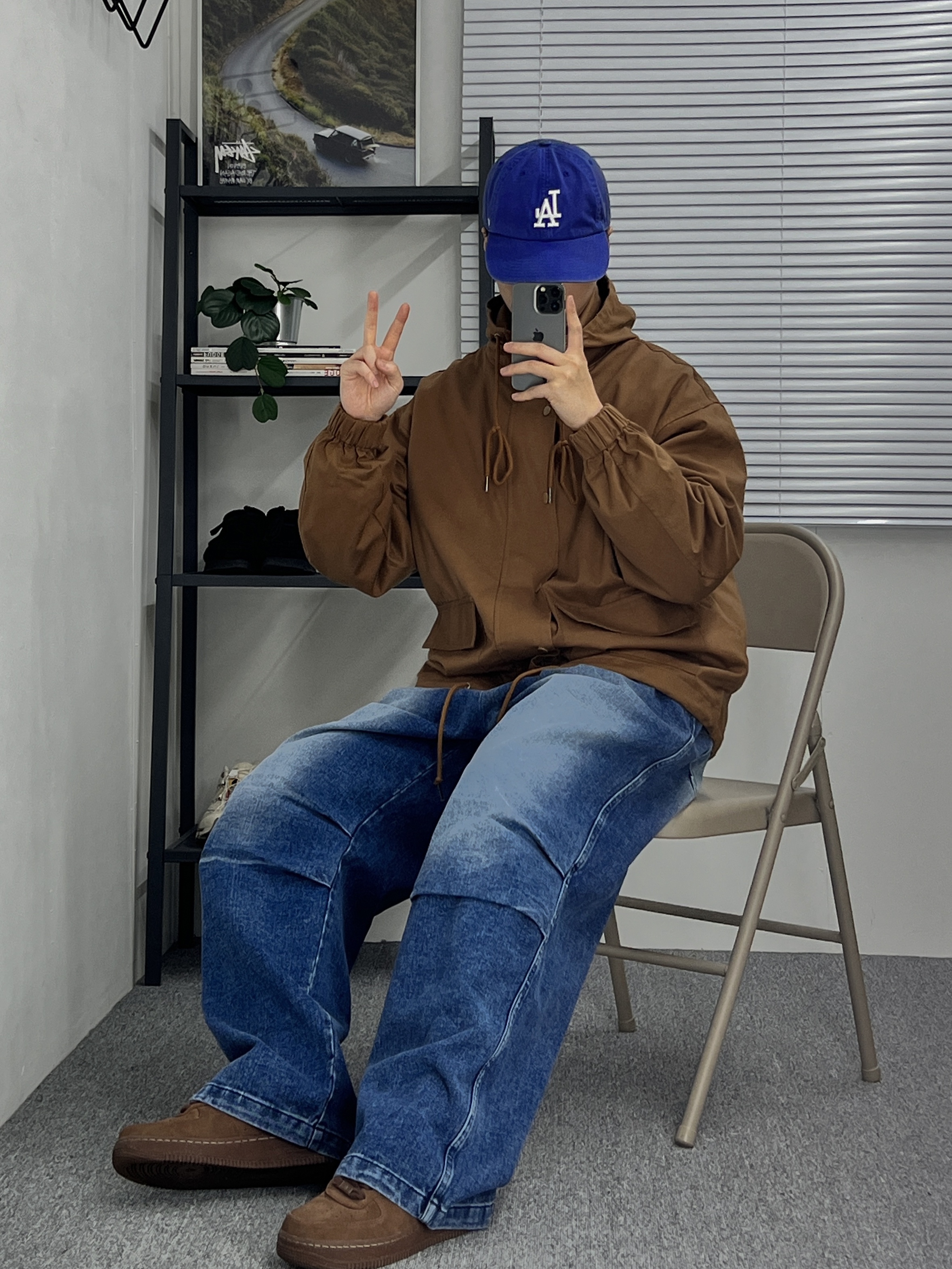 (W) Nike Air Force 1 '07 Cacao Wow 착용 스타일 - 1