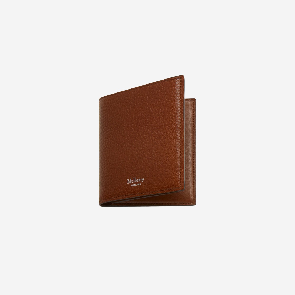 Mulberry Small Classic Grain Wallet Trifold Oak 상세 이미지 1