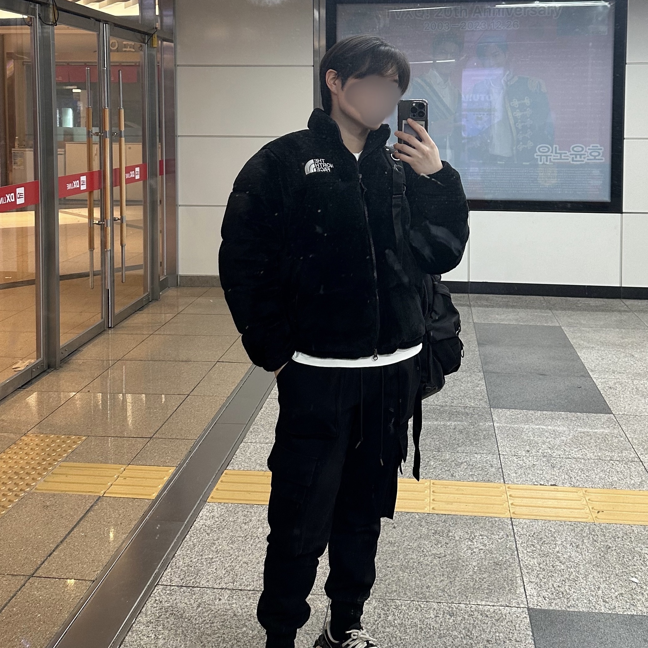 (W) The North Face Versa Velour Nuptse Jacket Black, Nike x Undercover Overbreak SP Black 착용 스타일