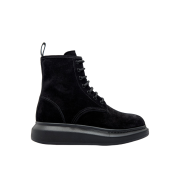 Alexander McQueen Lace Up Boot Black
