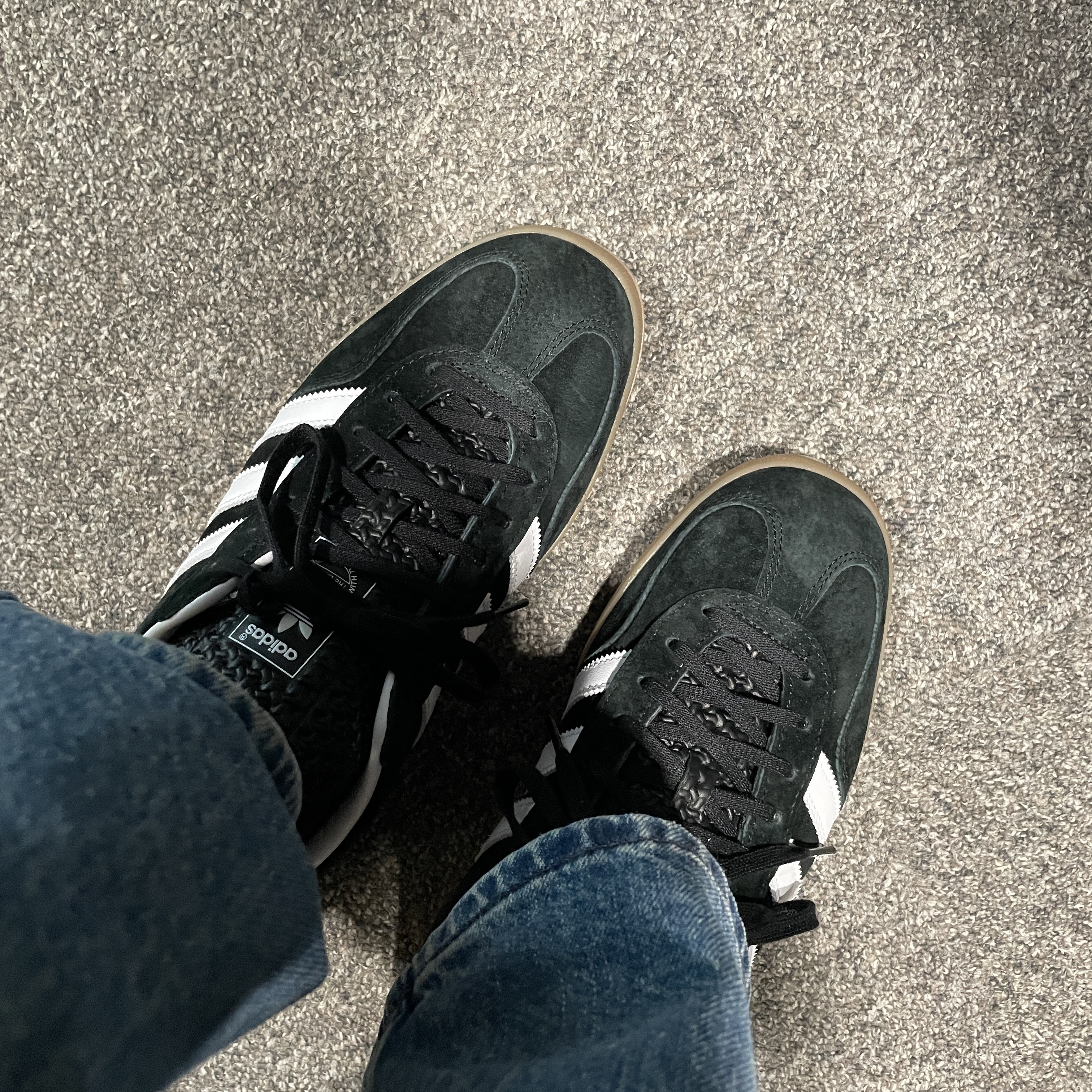 Adidas Gazelle Indoor Core Black 착용 스타일