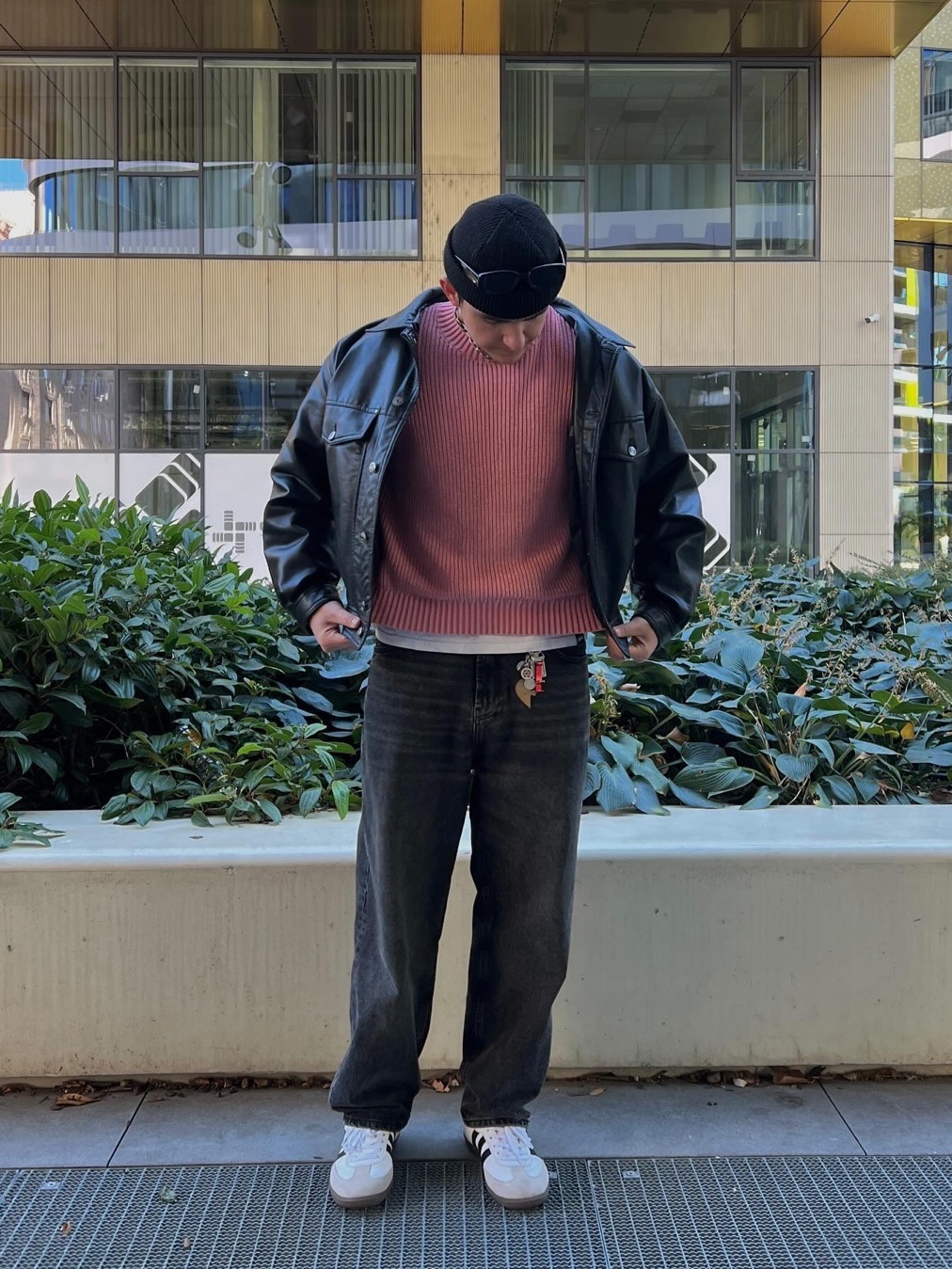 Stussy Shaggy Cardigan Light Pink, Supreme Arc Half Zip Fleece Pullover Pink - 23FW 착용 스타일 - 4