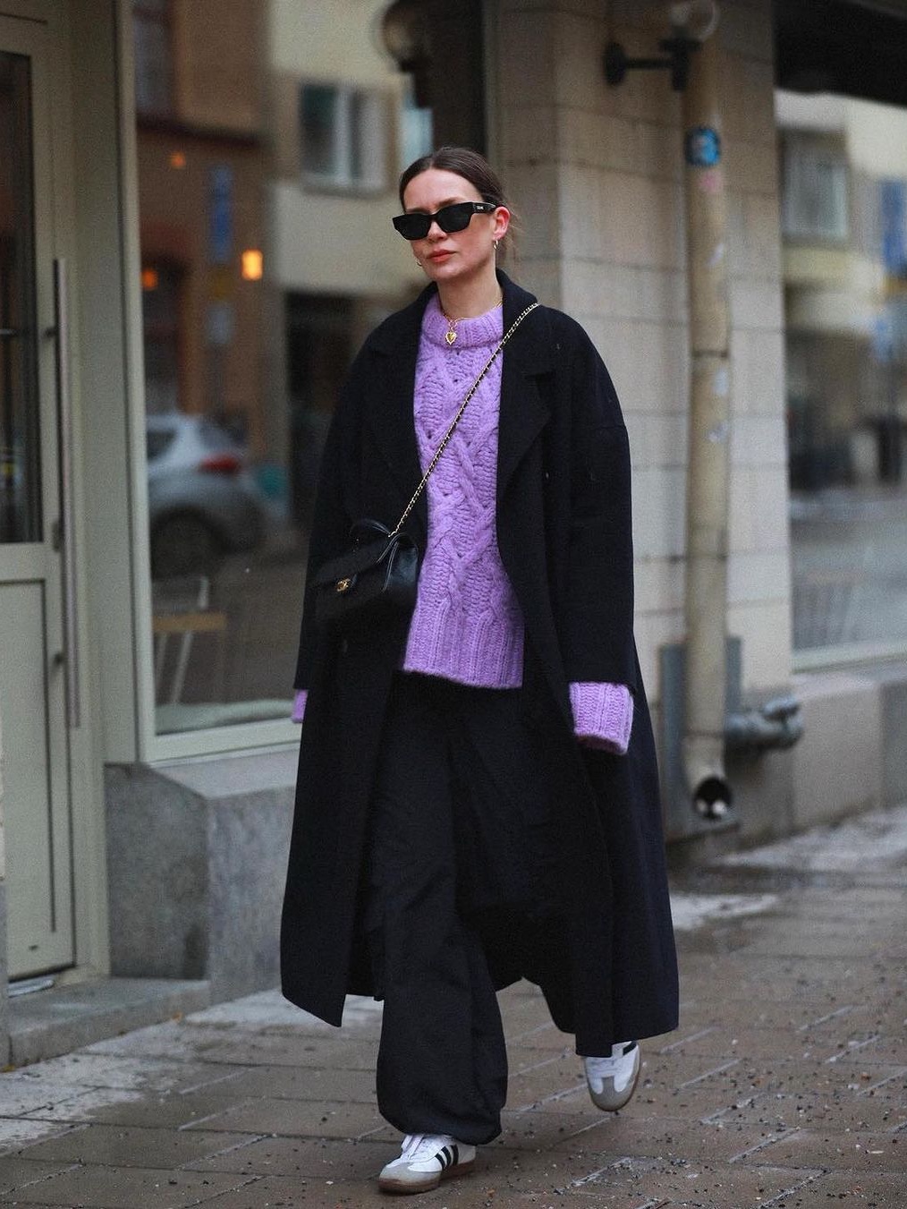 Ader Error Amon Slacks Noir, (W) Bohemian Seoul Basic Boots Cut Slacks Black 착용 스타일 - 4