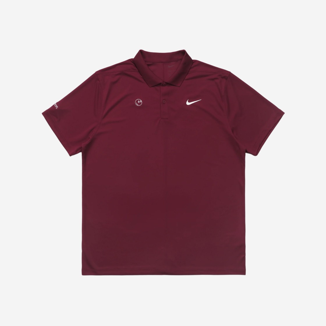 Malbon Golf x Nike Victory Solid Polo Noble Red White 상세 이미지 1