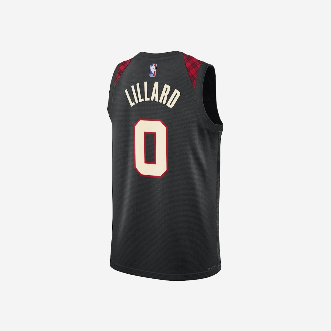 Nike Damian Lillard Portland Trail Blazers City Edition 2023/24 NBA Swingman Jersey Black 상세 이미지 2