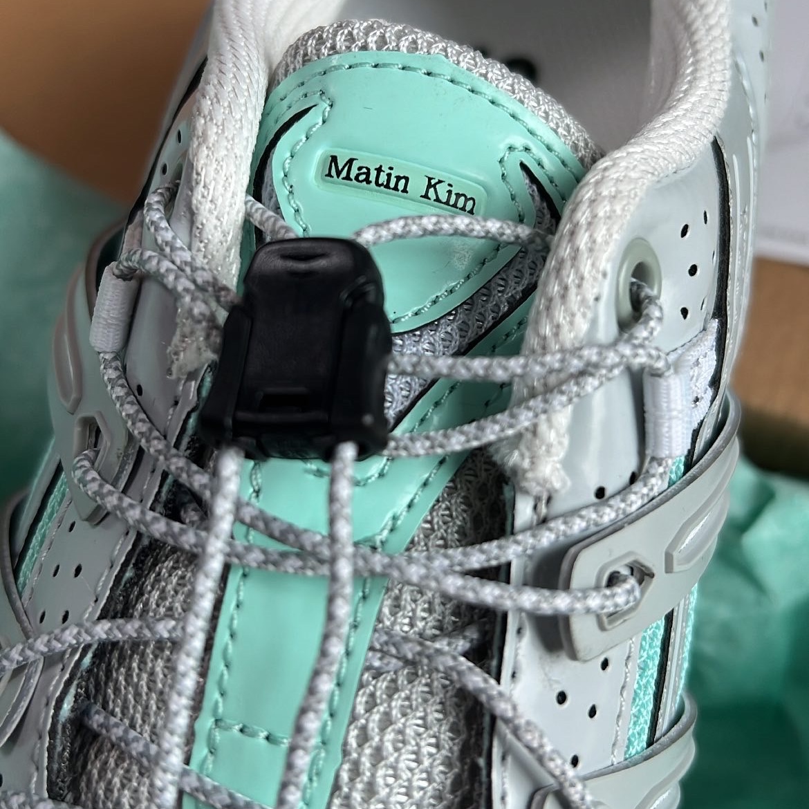 (W) Asics x Matin Kim Gel-Sonoma 15-50 Oasis Green Pure Silver 착용 스타일