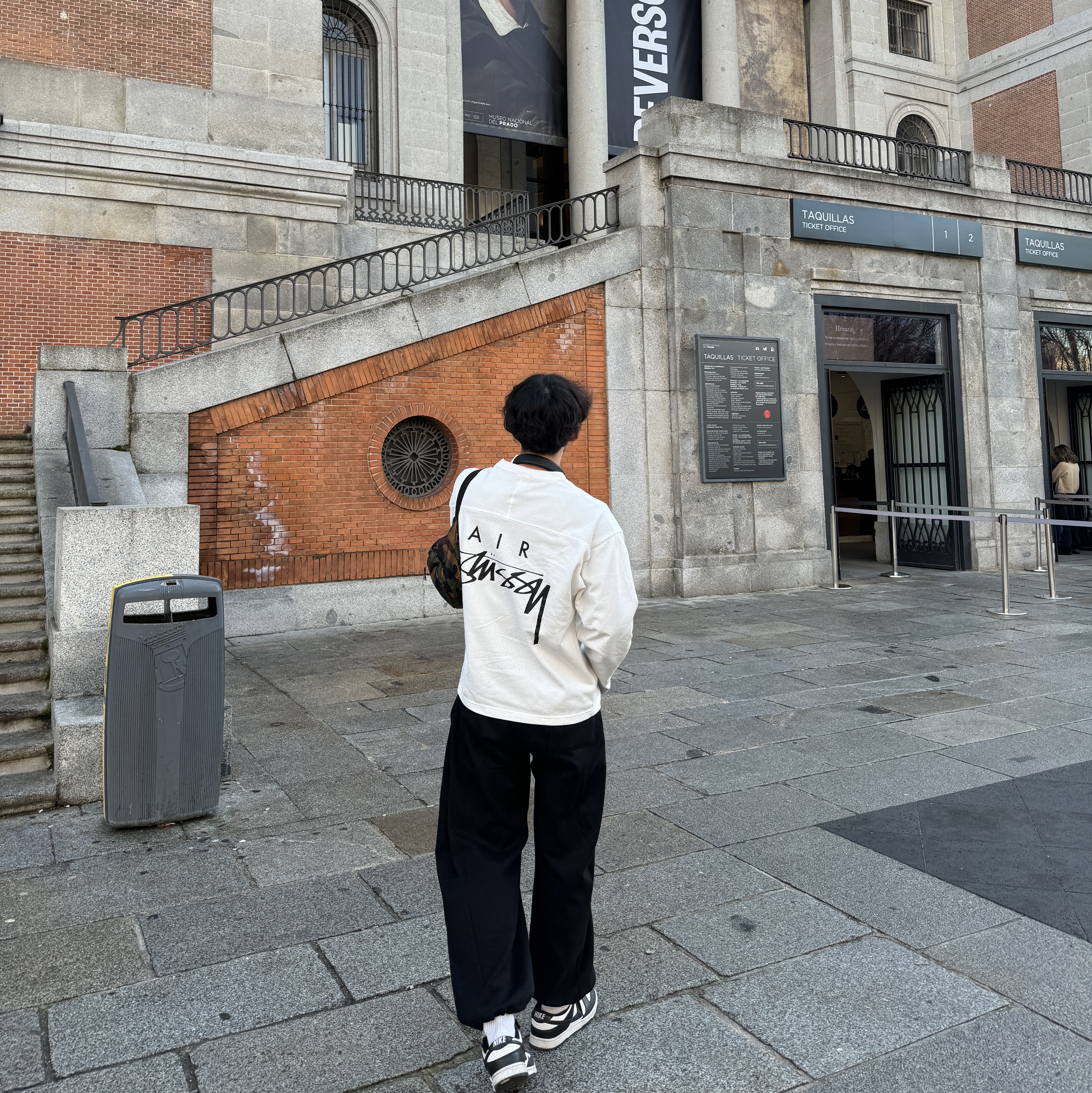 Nike x Stussy Long Sleeve Top Sail (FJ9164-133), Marshall Major IV Black (Korean Ver.) 착용 스타일