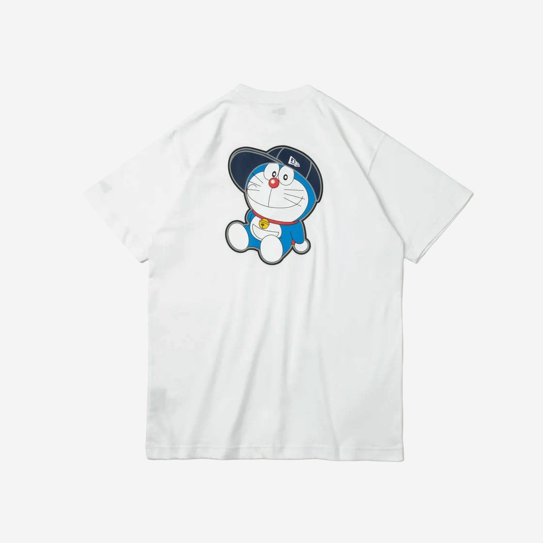 New Era x Doraemon Short Sleeve Cotton Regular Fit T-Shirt Doraemon White 상세 이미지 1