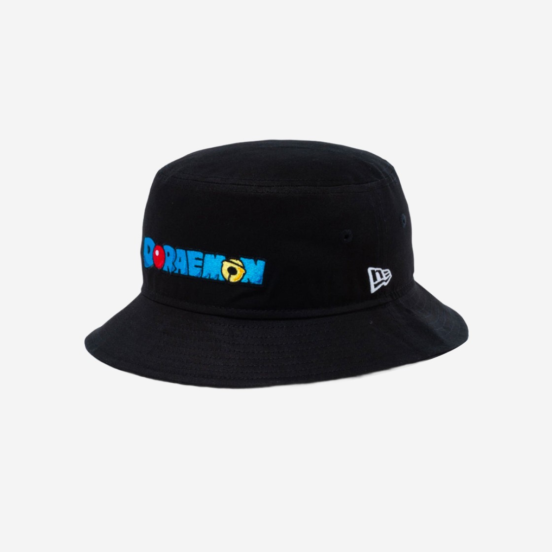 New Era x Doraemon Bucket 01 Doraemon Woven Patch Black 상세 이미지 1