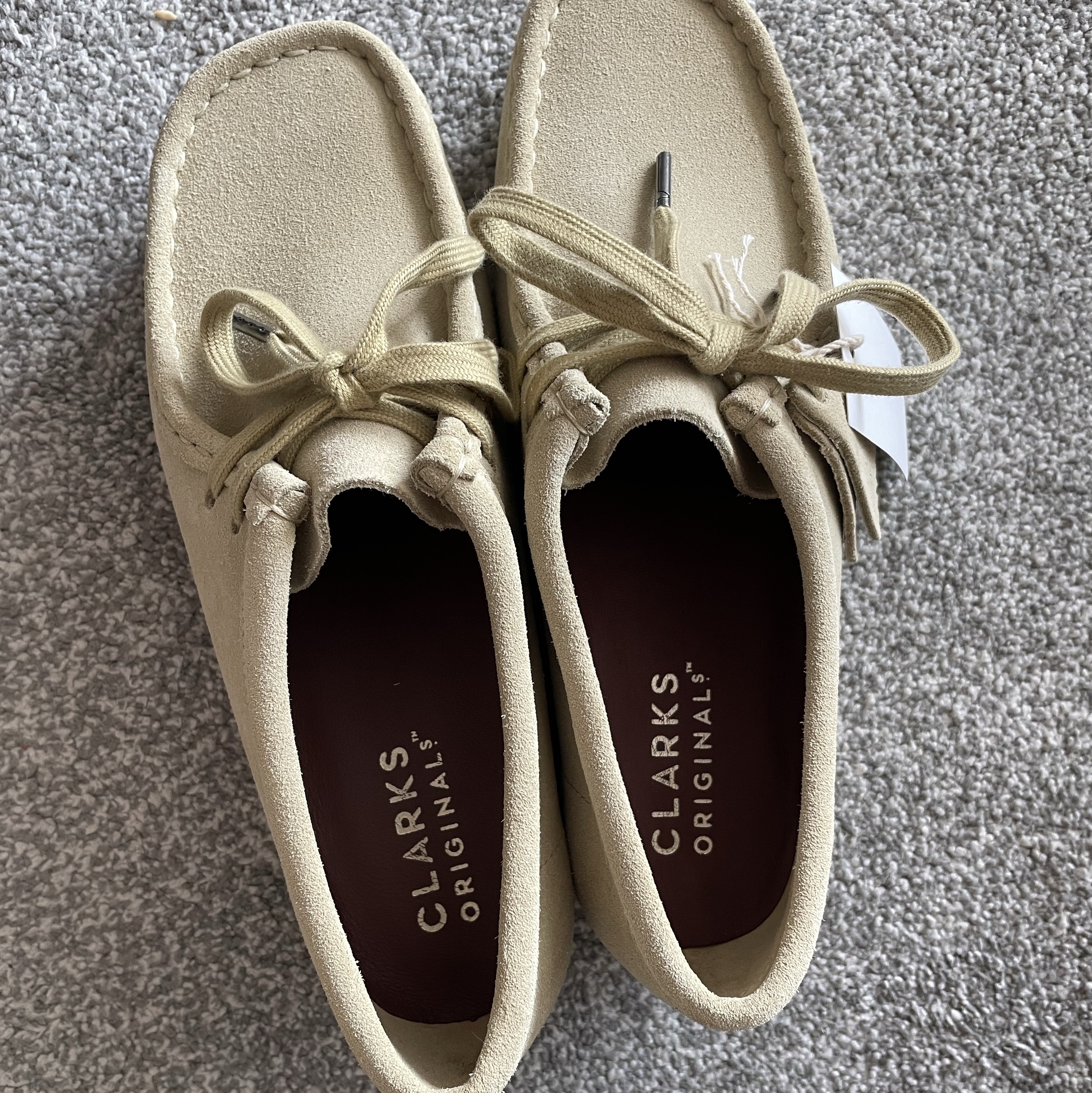 (W) Clarks Wallabee Maple Suede 착용 스타일