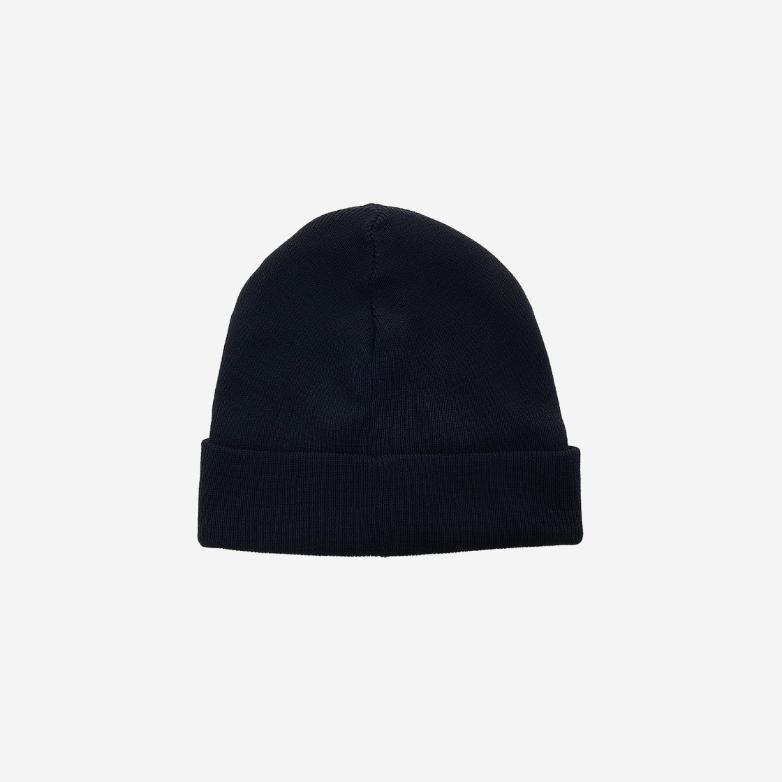 (Kids) Stone Island N01C3 Ribbed Pure Wool Beanie Navy Blue - 23FW 상세 이미지 2