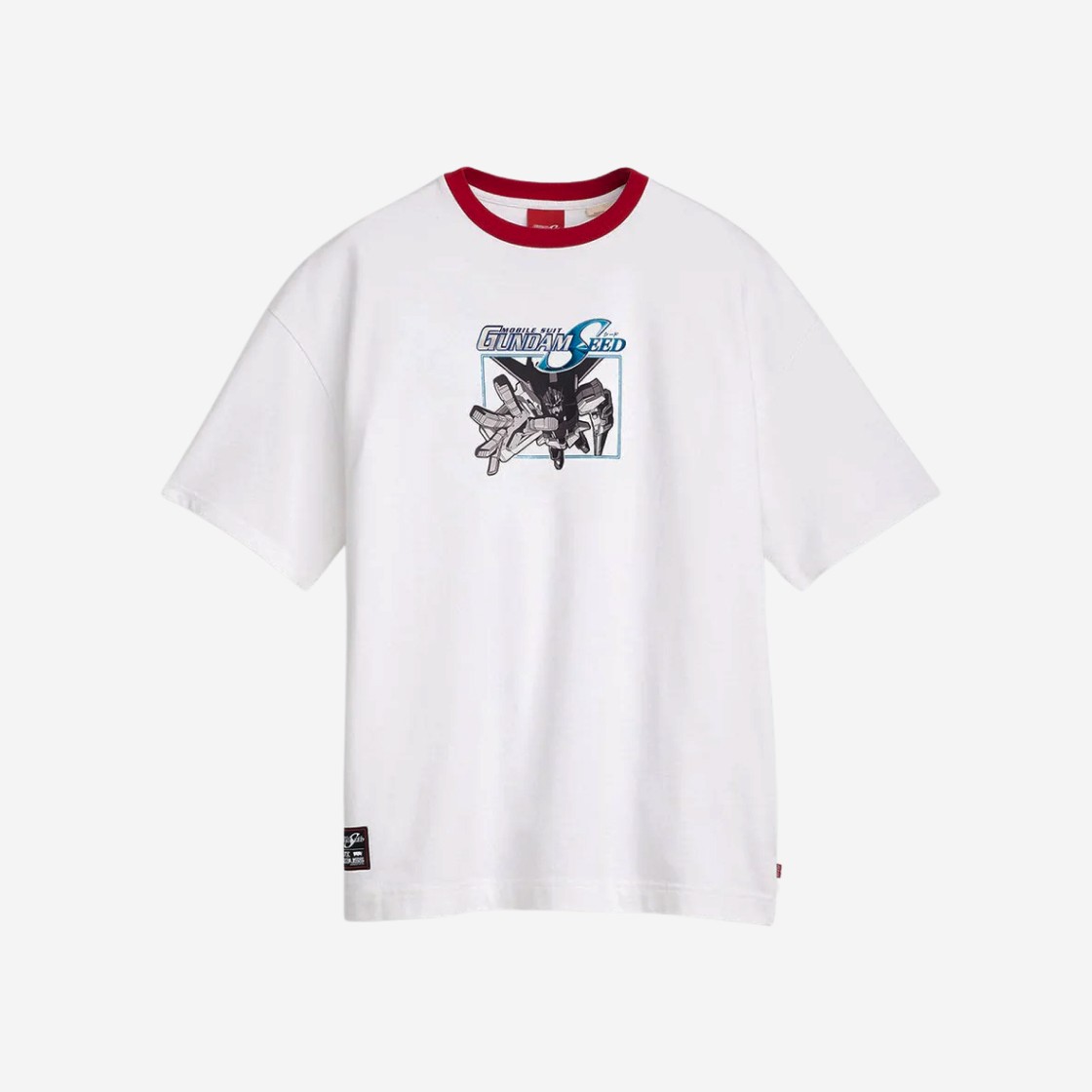 Levi's x Gundam Seed Boxy T-Shirt Starbright White 상세 이미지 1