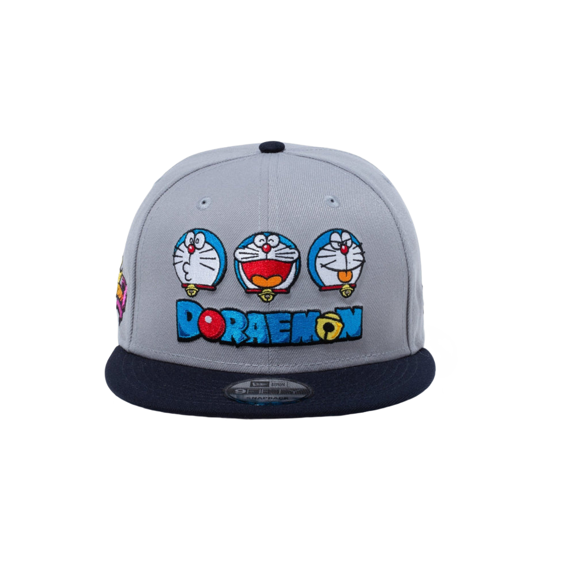 New Era x Doraemon 9Fifty Cap Doraemon Side Patch Gray Navy 상세 이미지 1