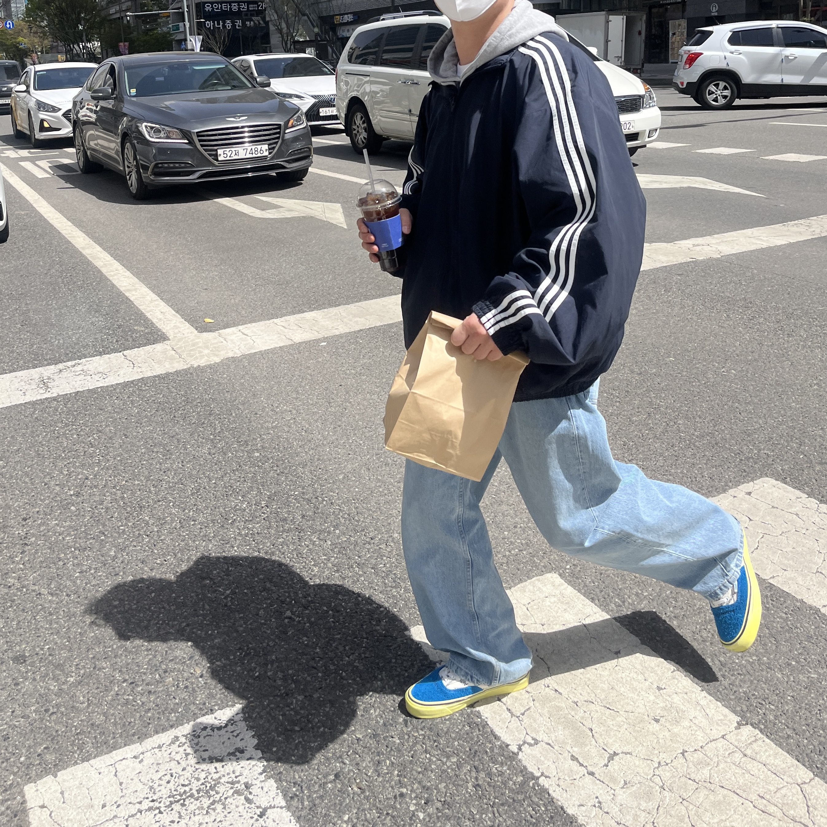 Vans x Liberaiders Era 95 DX True Blue 착용 스타일 - 1