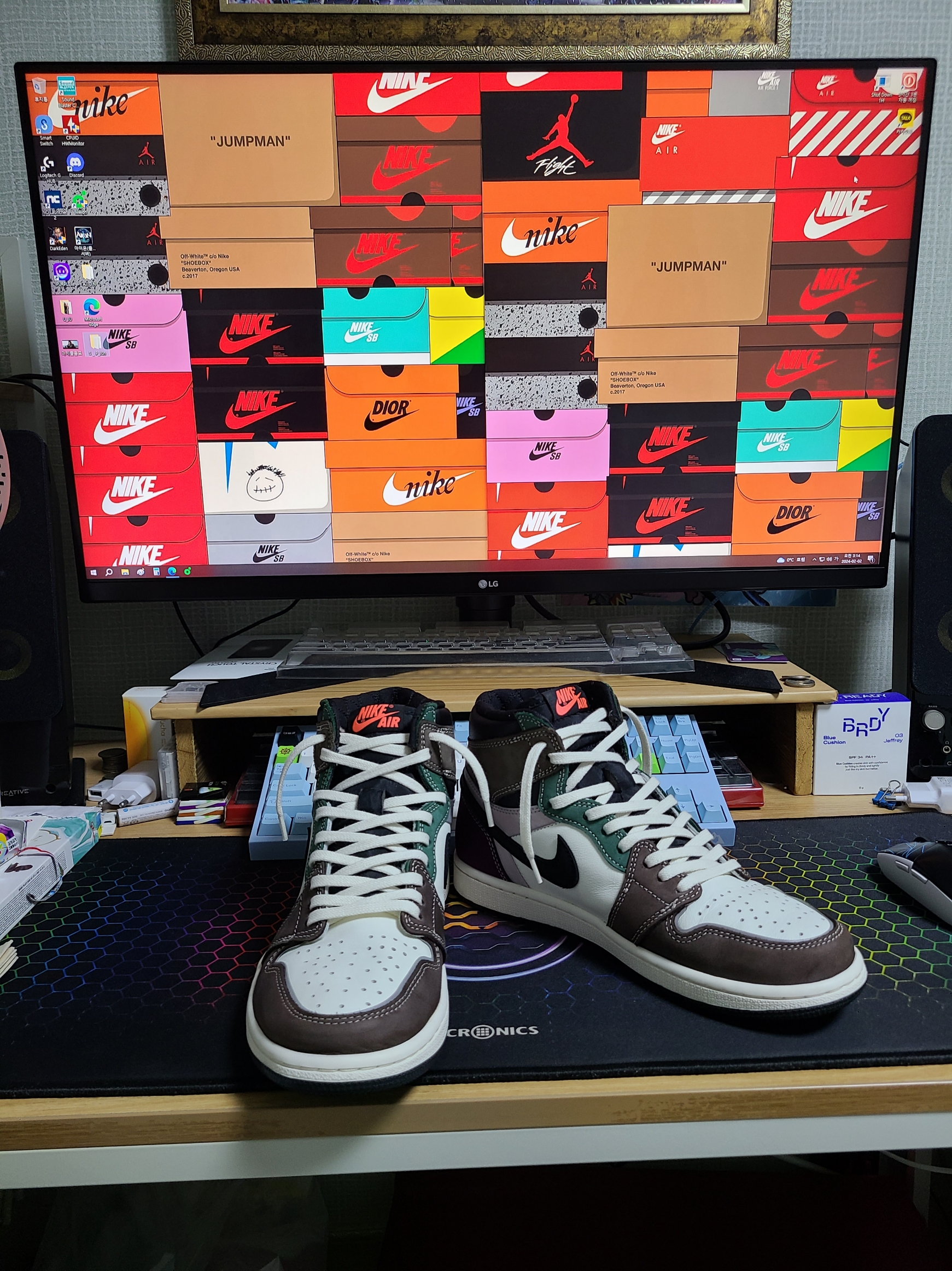 Jordan 1 Retro High OG Craft 착용 스타일 - 5