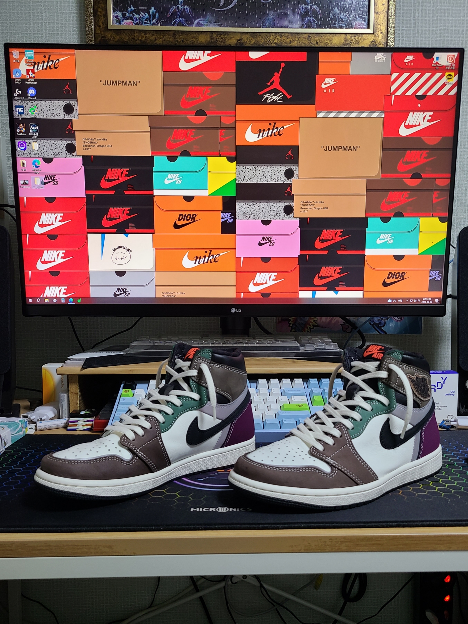 Jordan 1 Retro High OG Craft 착용 스타일 - 3