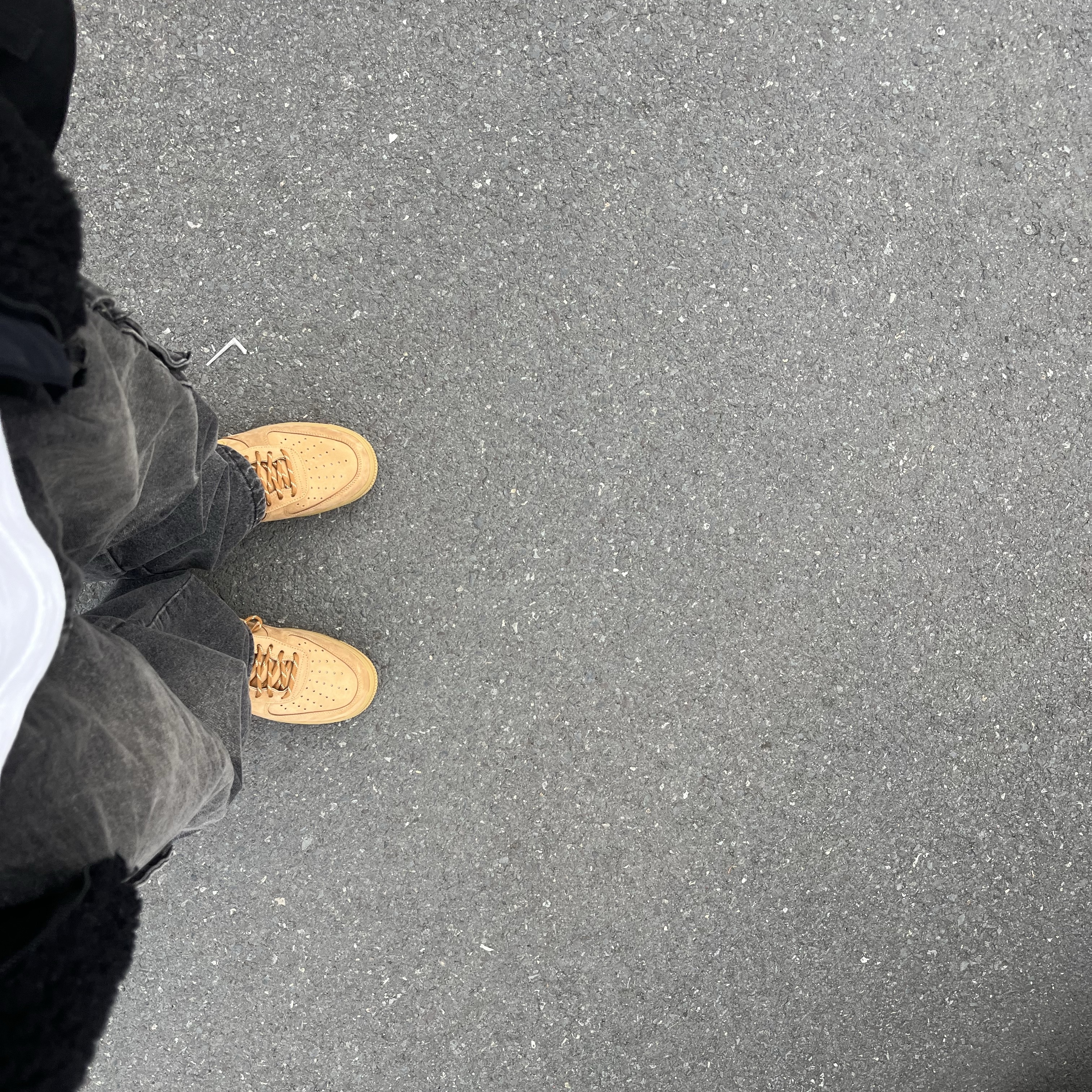 Nike Air Force 1 '07 WB Flax 착용 스타일