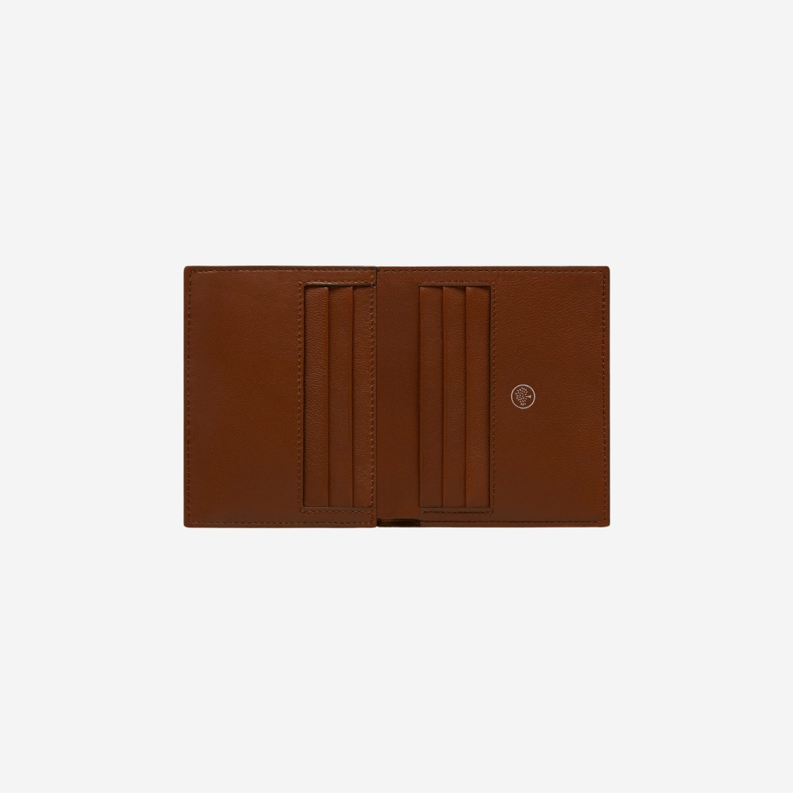 Mulberry Small Classic Grain Wallet Trifold Oak 상세 이미지 2