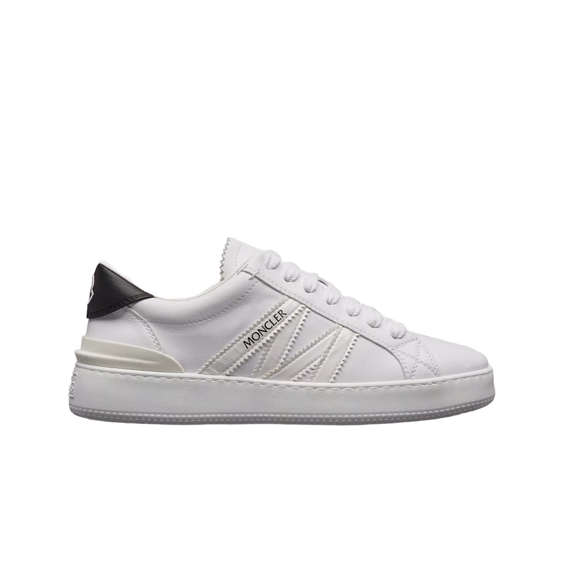 I2-09B4-M00100-M3521-P09 (W) Moncler Monaco M Sneakers Black White - 23FW