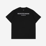 Wooyoungmi Cotton Back Logo T-Shirt Black - 23FW