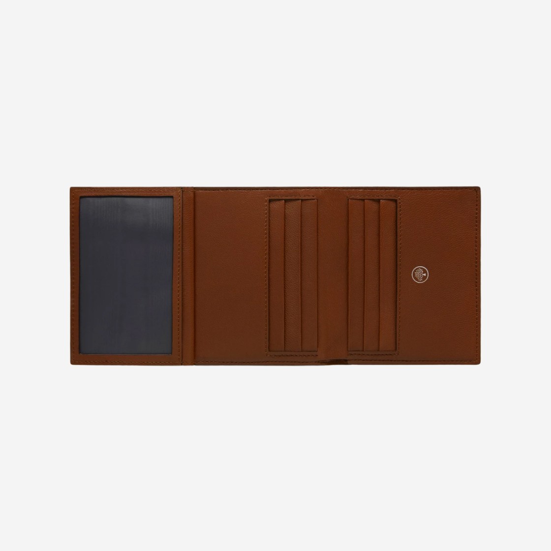 Mulberry Small Classic Grain Wallet Trifold Oak 상세 이미지 3