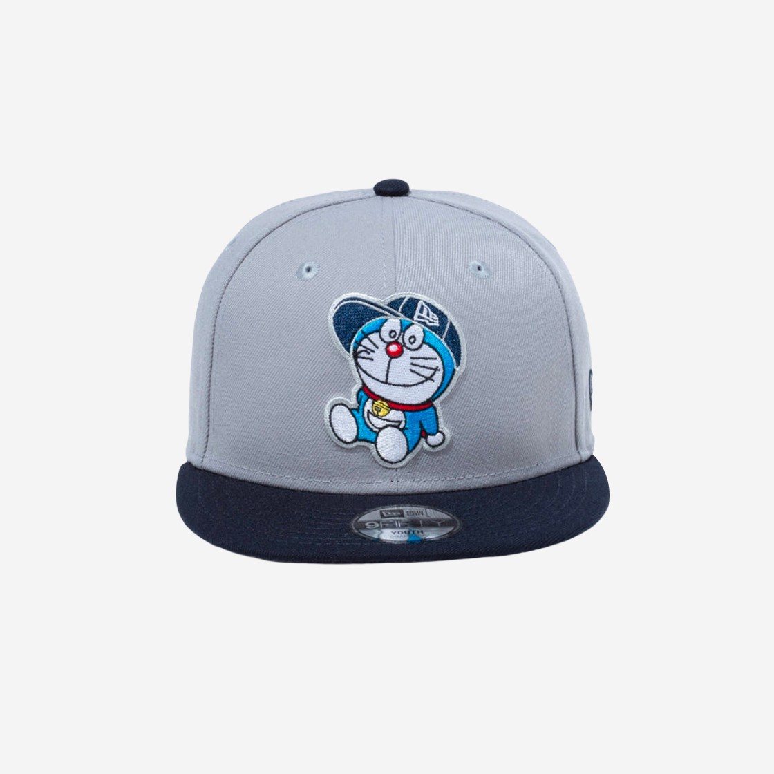 New Era x Doraemon Youth 9Fifty Cap Doraemon Cap Gray Navy 상세 이미지 1